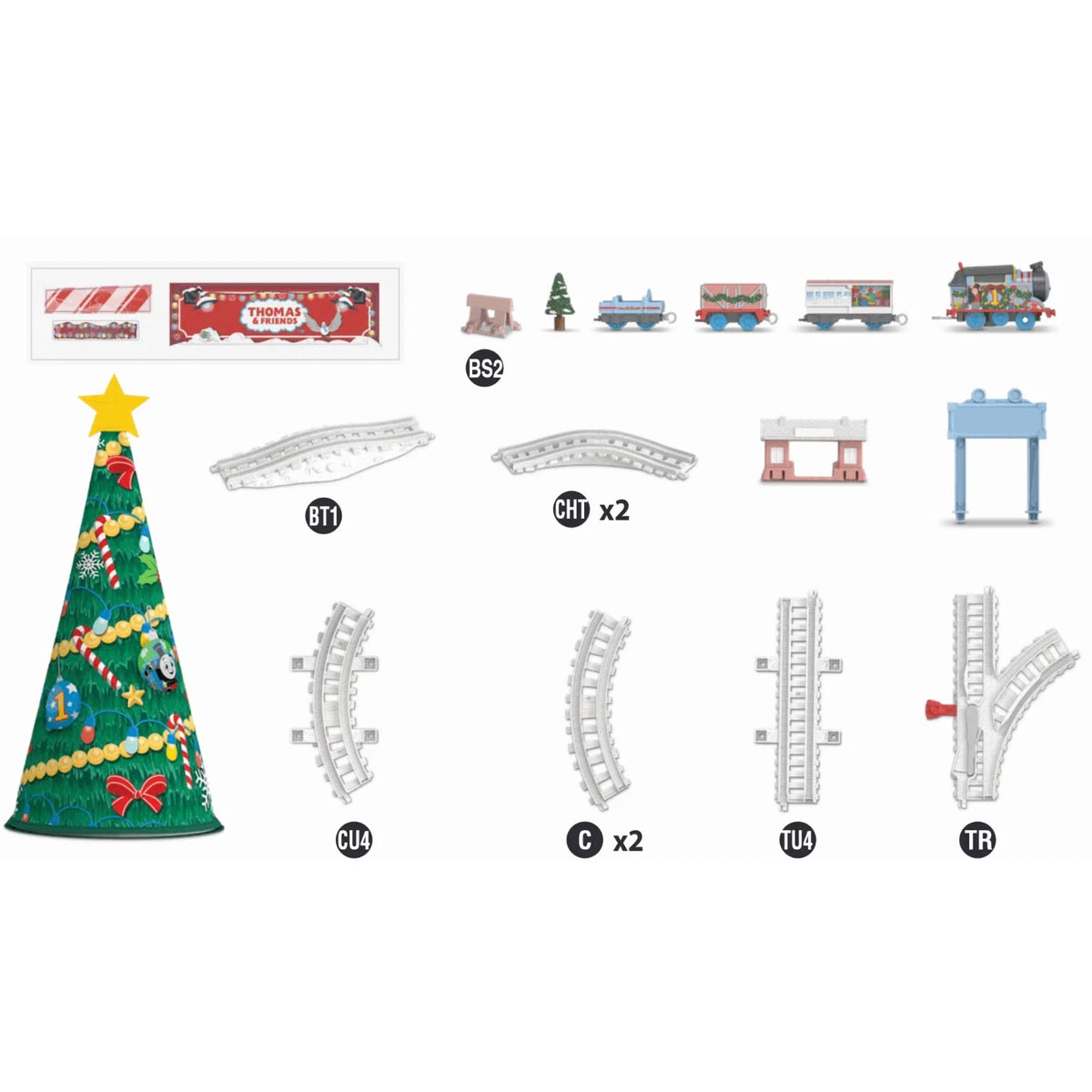 Thomas & Friends Thomas Christmas Train Wooden Play Set