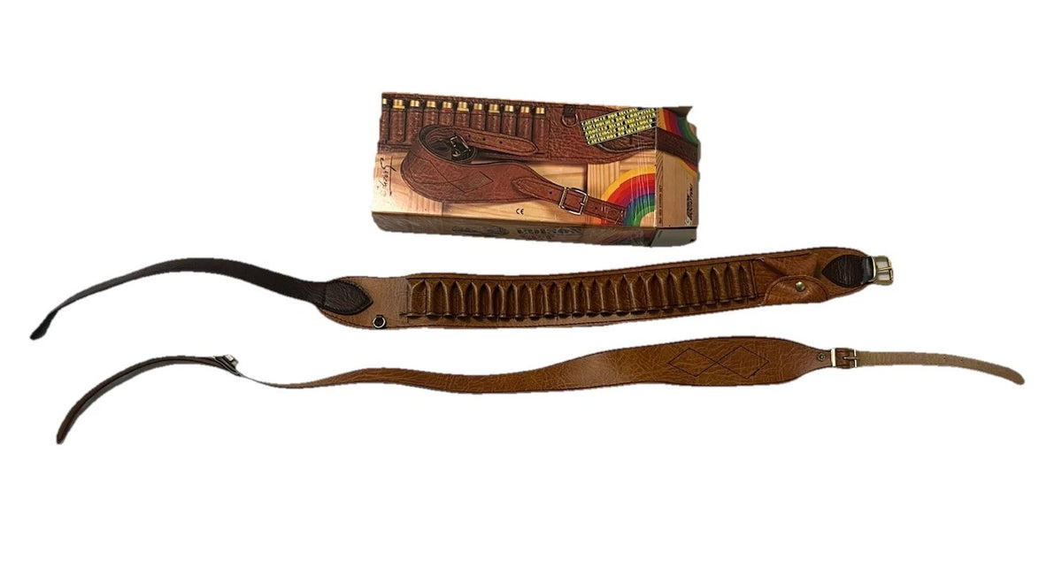 Original Edison Giacattoli Monte Carlo Rifle Ammo Belt & Sling