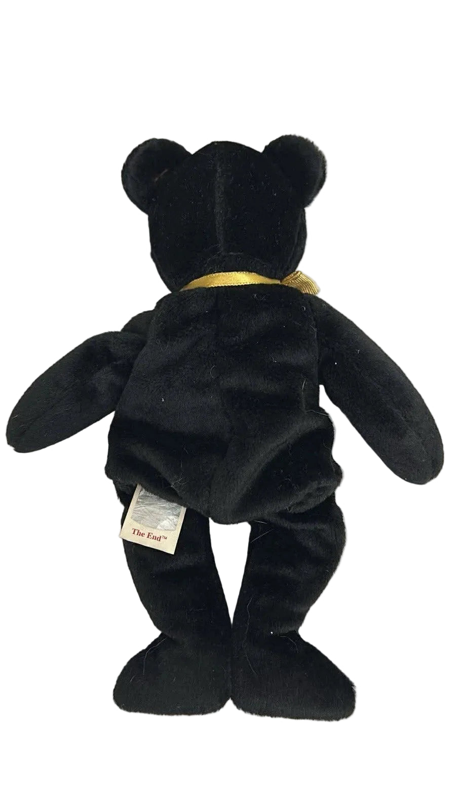 TY Beanie Baby Original The End Black Bear