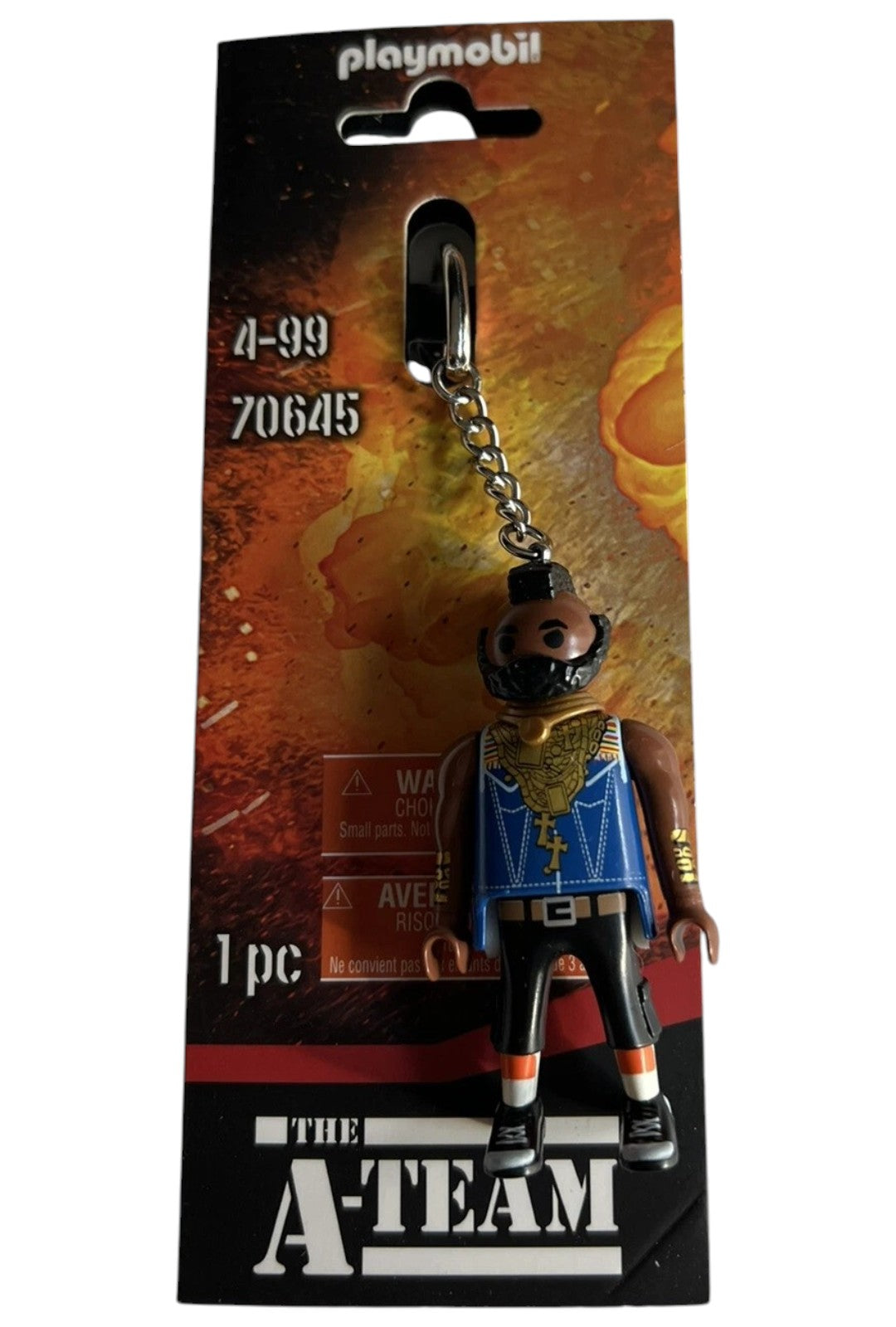 PLAYMOBIL 70645 Keyring Key Chain A-TEAM