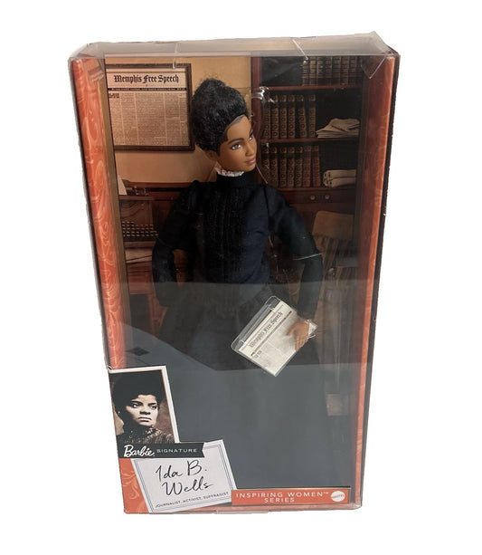 BARBIE Inspiring Women Ida B. Wells 12" Collectible Doll - HCB81
