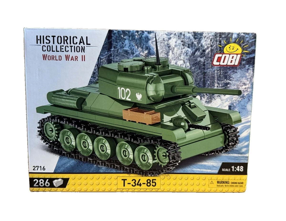 WWII Historical Collection RUSSIAN T-34-85 Tank 2716