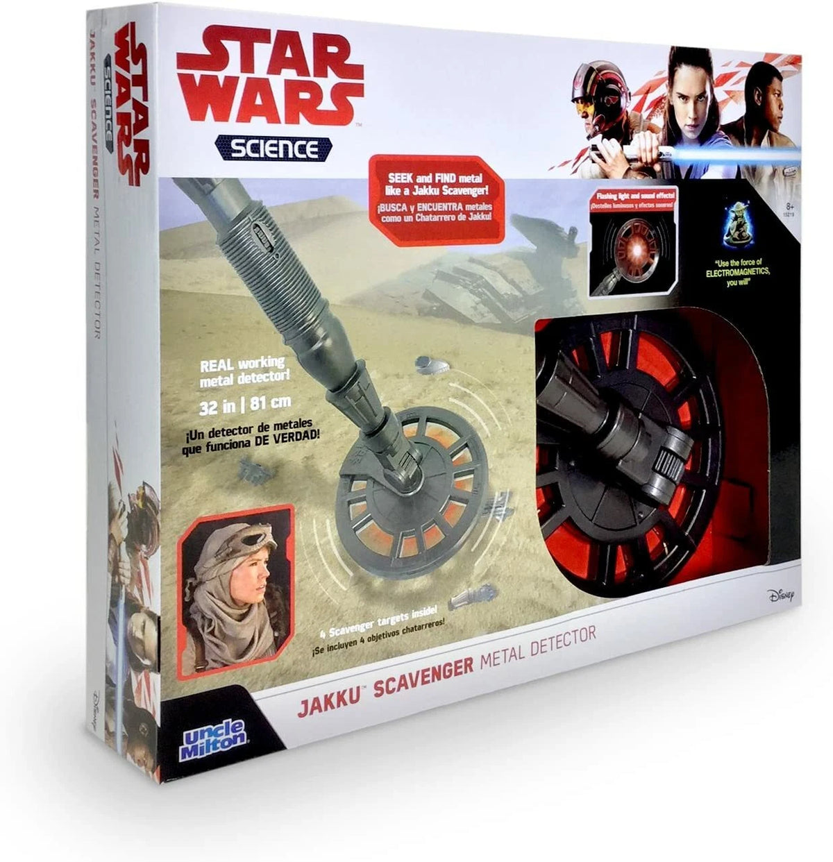 Uncle Milton Star Wars Science JAKKU Scavenger Metal Detector STEM