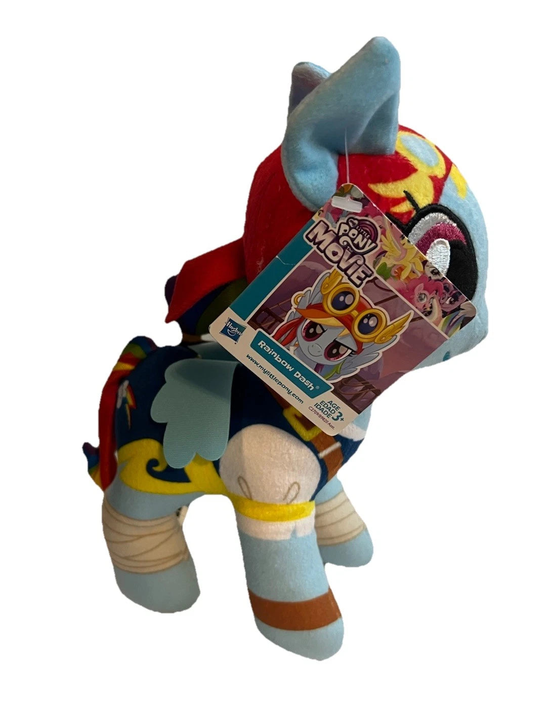 HASBRO My Little Pony The Movie - 9" Pirate Rainbow Dash Plush Toy