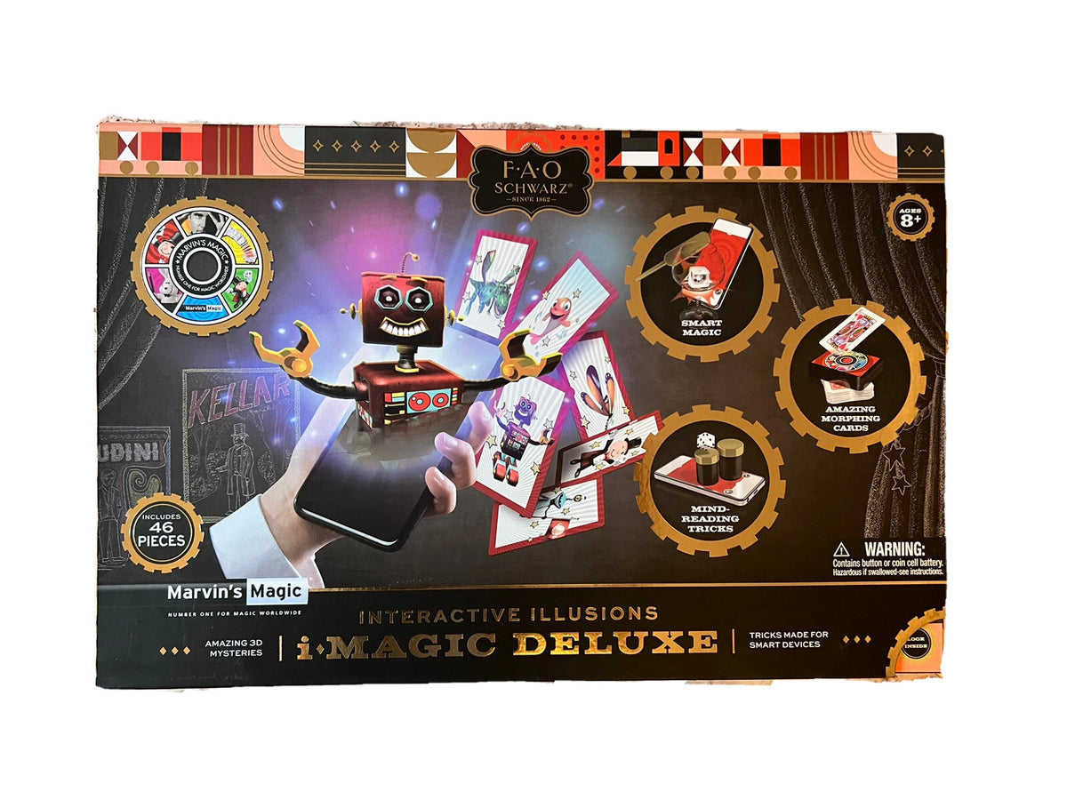 FAO Schwarz Magic Tricks Interactive Illusions Magic Deluxe 46-Piece Set