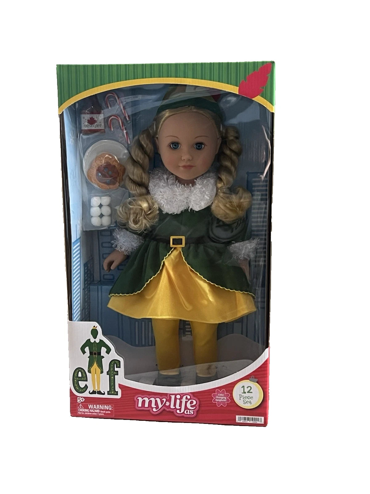 My Life As ELF 12pc Posable 18-inch Doll + Blonde Hair + Blue Eyes