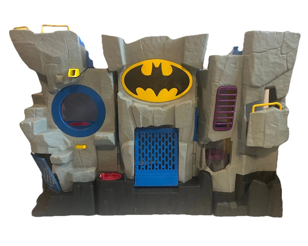Vintage Imaginext Batman Batcave & Joker’s Fun House & Accessories 24pc Bundle