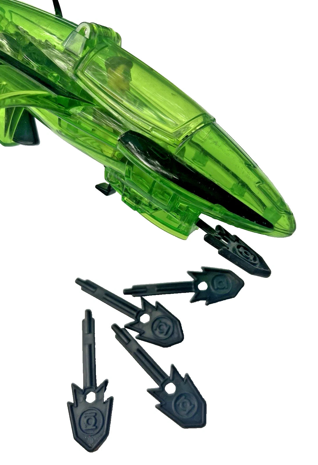 Imaginext DC Comics Green Lantern Jet, Figure & 5 Missiles * Retired
