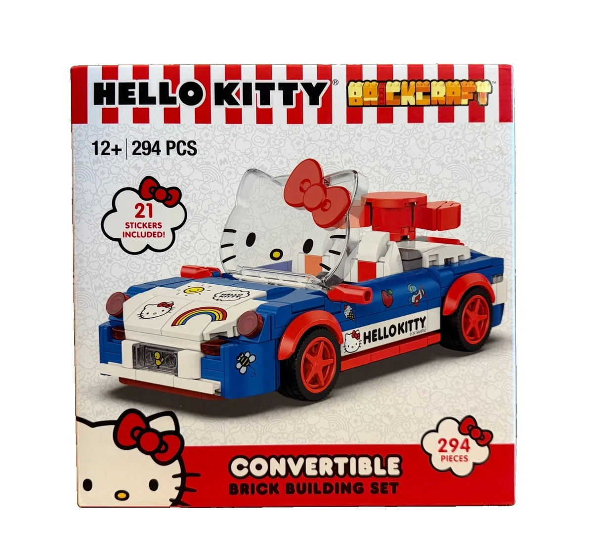 Sanrio Hello Kitty Convertible Car Brickcraft Building Set