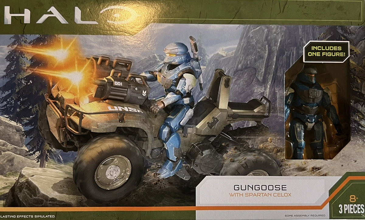 HALO Infinite Series Wave 3 Gungoose & Spartan Celox Figure Play Set