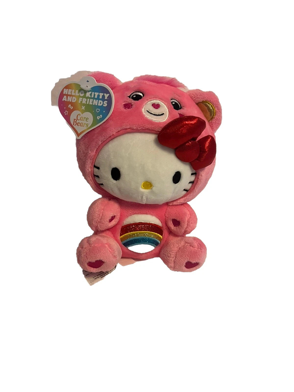 3 Sanrio Hello Kitty Cinnamoroll Badtz-Maru X Care Bears 10" Limited Plush