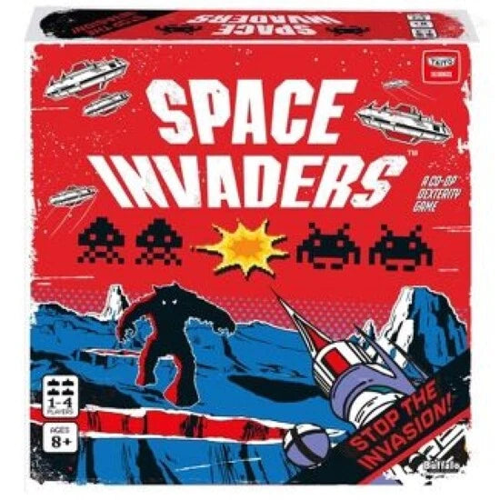 Retro Space Invaders Cooperative Dexterity Board Game