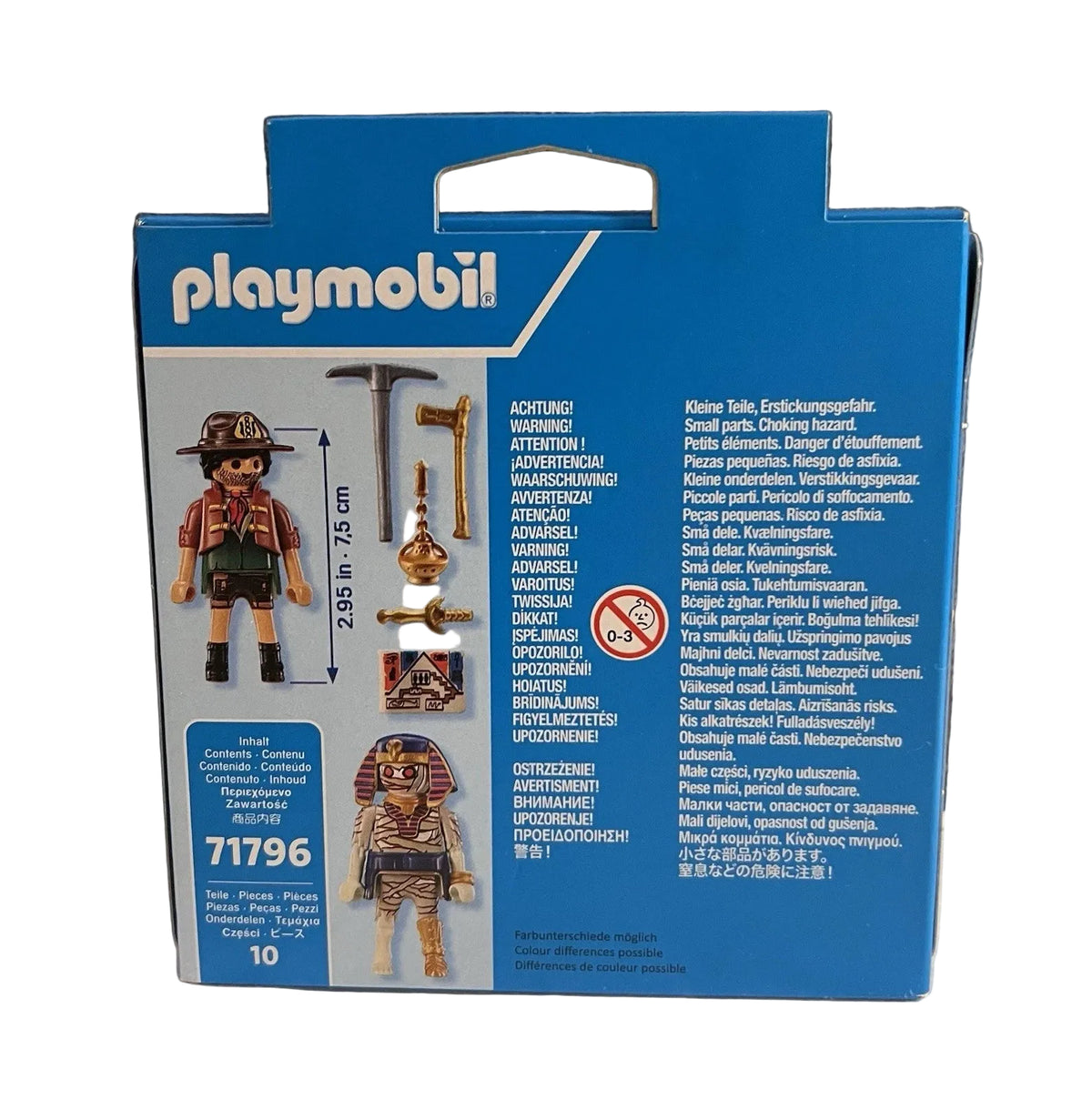 Playmobil 71796 DuoPack Treasure Hunter and Mummy 10 pcs Toy Building Kit