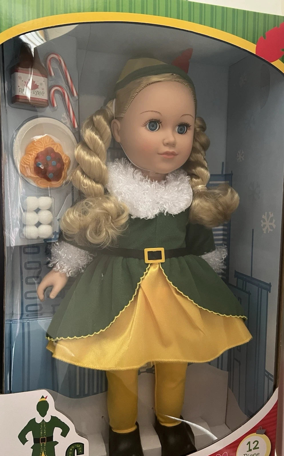 My Life As ELF 12pc Posable 18-inch Doll + Blonde Hair + Blue Eyes