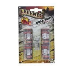 2 or 5 packs 2400 Single Shots Roll Paper Caps Refill for Gonher Cap Guns 1