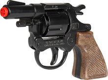 Load image into Gallery viewer, 357 Colt Detective Style 8-Shot Toy Cap Gun by Gonher - Silver or Black
