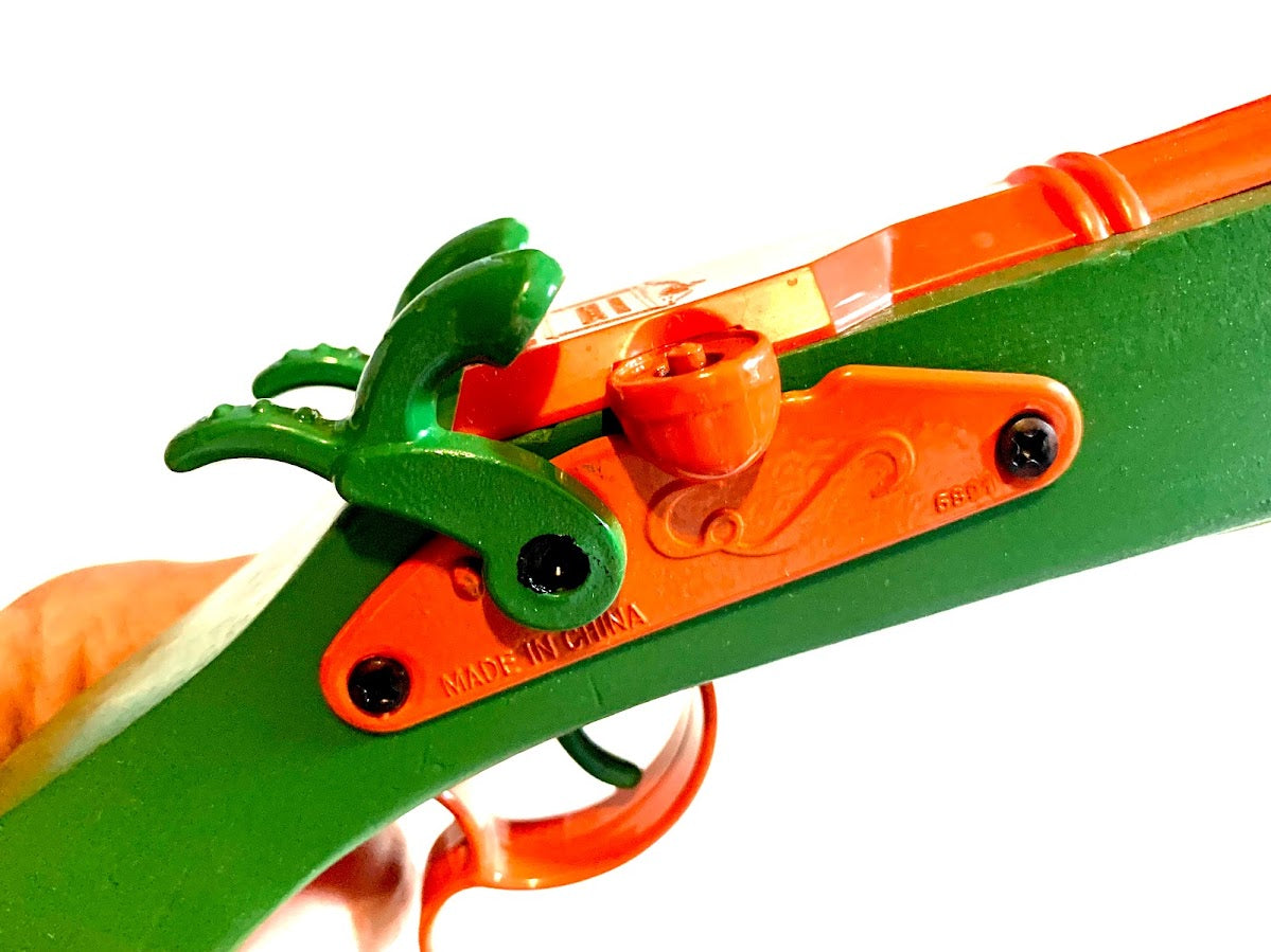 Colonial Classic Double Percussion Wooden Toy Cap Firing Pistol 7