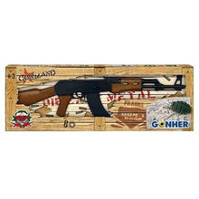 Load image into Gallery viewer, GONHER AK-47 Style 8 Shot Toy Cap Gun Rifle - Black Finish 6
