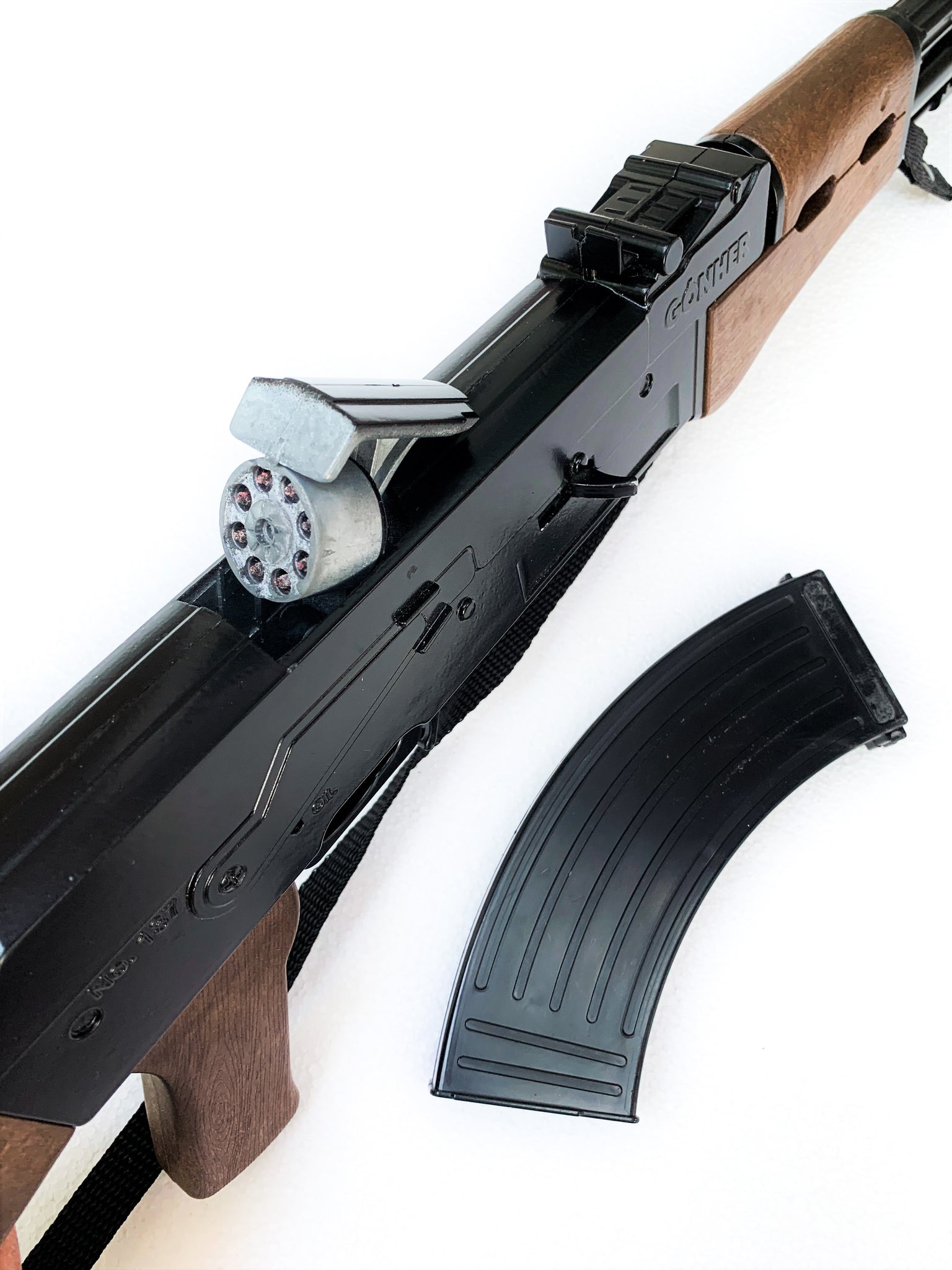 トイガン AK-47U GONHER AK-47 Style 8 Shot Toy Cap Gun Rifle - Black Finish – www