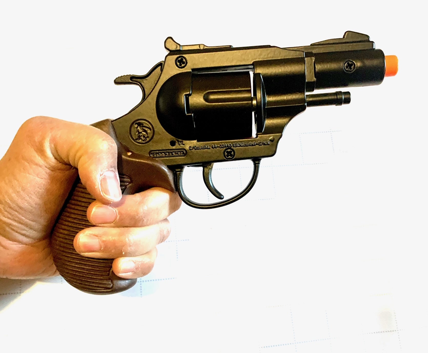 Texas Rose 12 Shot Ring Cap Gun Replica Diecast Western Pistol Revolver  Prop Toy - Helia Beer Co