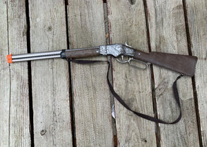 Gonher Cowboy Lever Action Rifle 32" Long - Chrome