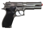 Gonher S&W Style Police 8 Shot Diecast Toy Cap Gun - Silver