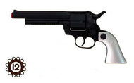 Gonher Cowboy Cavalry Style 12 Shot Cap Gun Revolver - Black & Pearl Grip 1