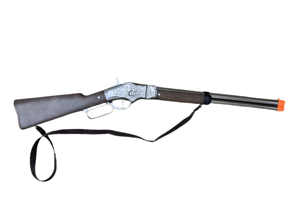 Gonher Cowboy Lever Action Elk Rifle 32" Long - Silver 1