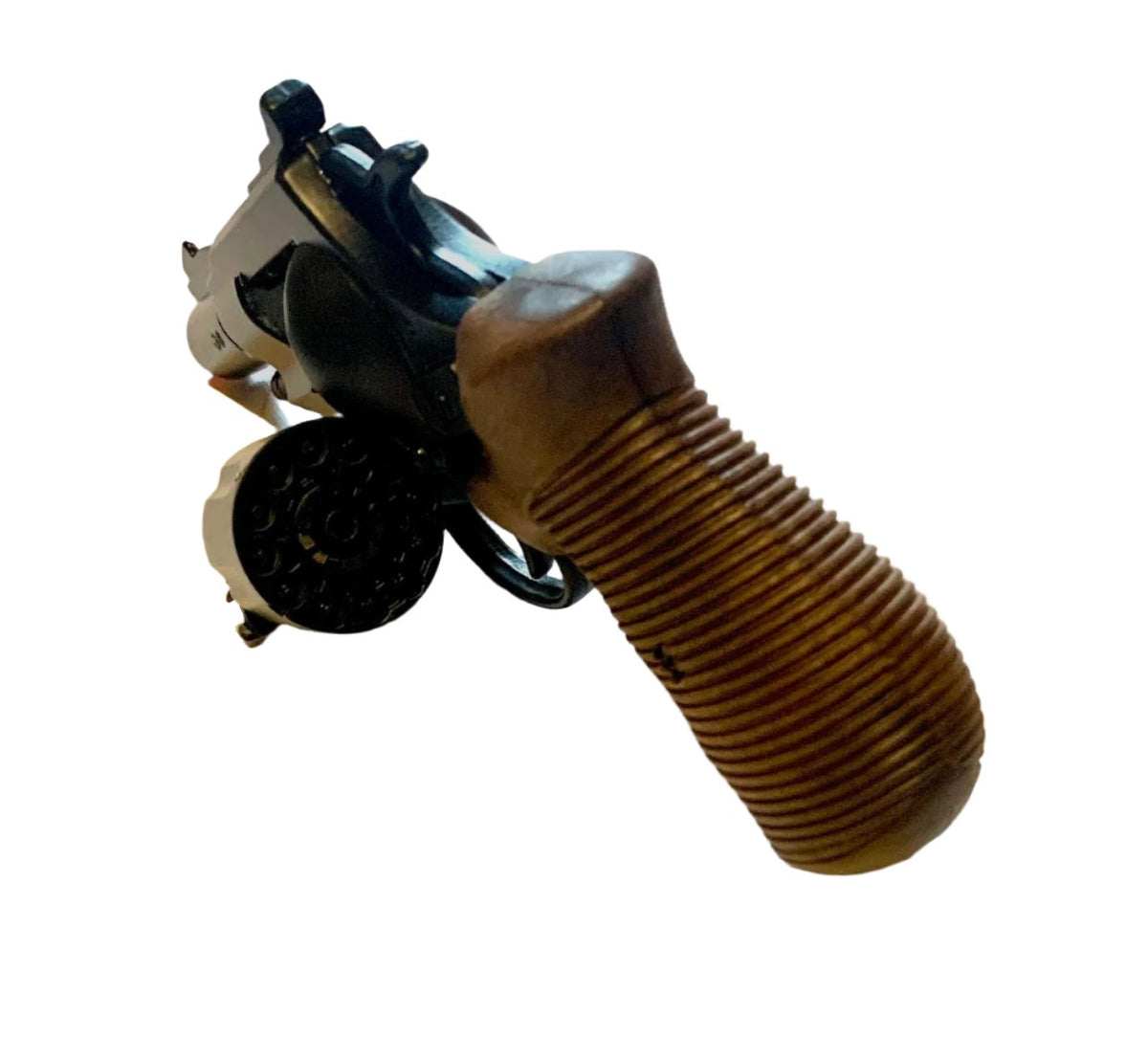 Gonher Police Series Snub Nose Style 12 Shot Cap Gun Revolver - Black 5