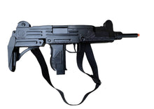 Load image into Gallery viewer, Gonher Replica Israeli Uzi Style 12 Caps Submachine Toy Cap Gun - Black Finish with Sling 1
