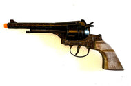 Gonher Wild West Doc Holliday 12 Shot Cap Gun Revolver - Black with Faux Wood Grips 1