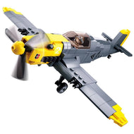 Military World War II Air Forces Fighter BF 109 Plane Building Blocks