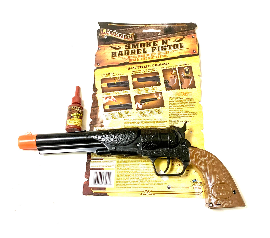 Legends of the Wild West Civil War Smoke N Barrel Electronic Toy Pistol