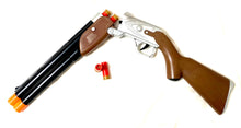 Load image into Gallery viewer, Legends of the Wild West Smoke N Barrel Electronic Toy Double Barrel Shotgun
