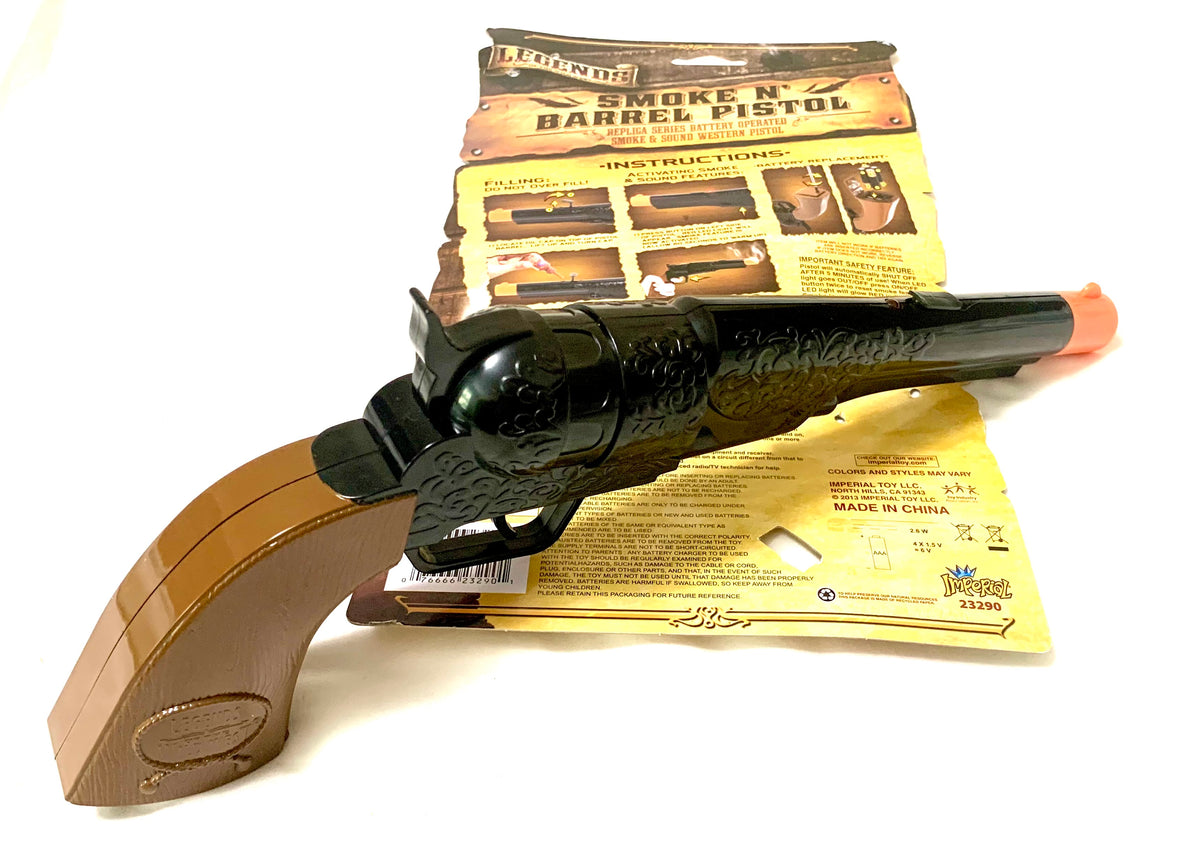 Legends of the Wild West Civil War Smoke N Barrel Electronic Toy Pistol 5