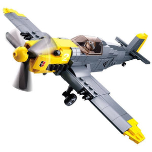 Military World War II Air Forces Fighter BF 109 Plane Building Blocks 1