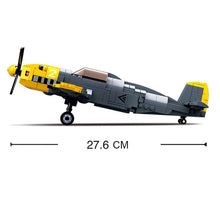 Load image into Gallery viewer, Military World War II Air Forces Fighter BF 109 Plane Building Blocks 3
