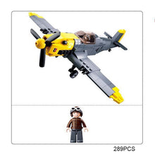 Load image into Gallery viewer, Military World War II Air Forces Fighter BF 109 Plane Building Blocks 4
