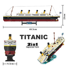 Load image into Gallery viewer, RMS Titanic Ship Brick Building Model Set 2022 pcs
