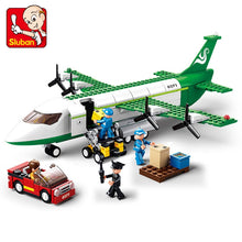 Load image into Gallery viewer, Sluban Commercial Airplane Collection: Choose from Cargo Plane, Air Ambulance or Passenger Plane Building Blocks Set 2
