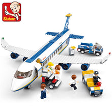 Load image into Gallery viewer, Sluban Commercial Airplane Collection: Choose from Cargo Plane, Air Ambulance or Passenger Plane Building Blocks Set 3
