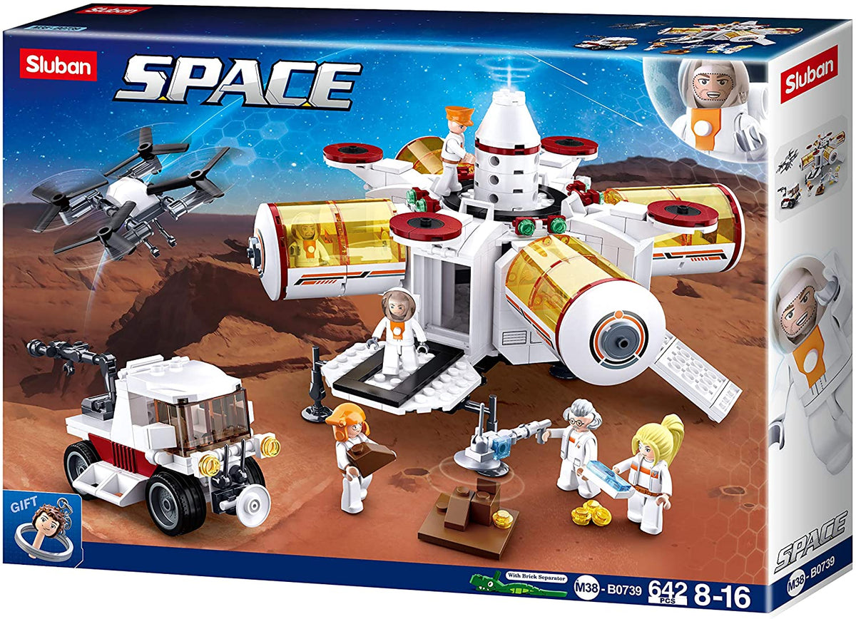 Space Collection Lunar Station Brick Building Set B0739 4