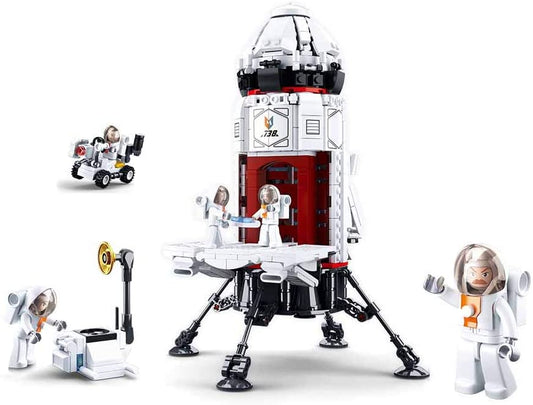 Space Collection Rocket Base Building Kit B0738 1