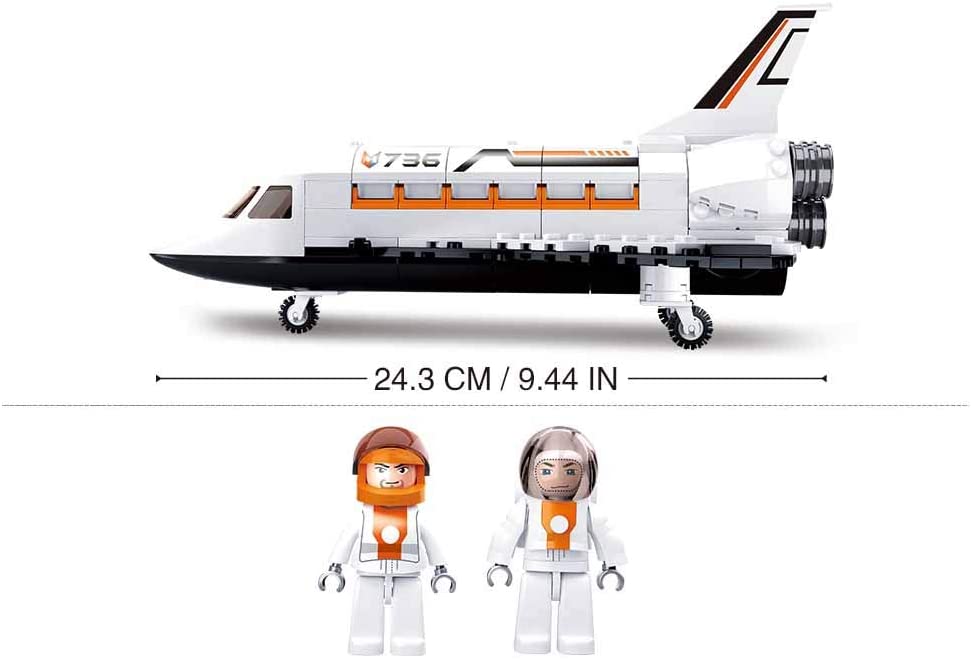 Space Collection Space Shuttle Brick Building Kit B0736 2