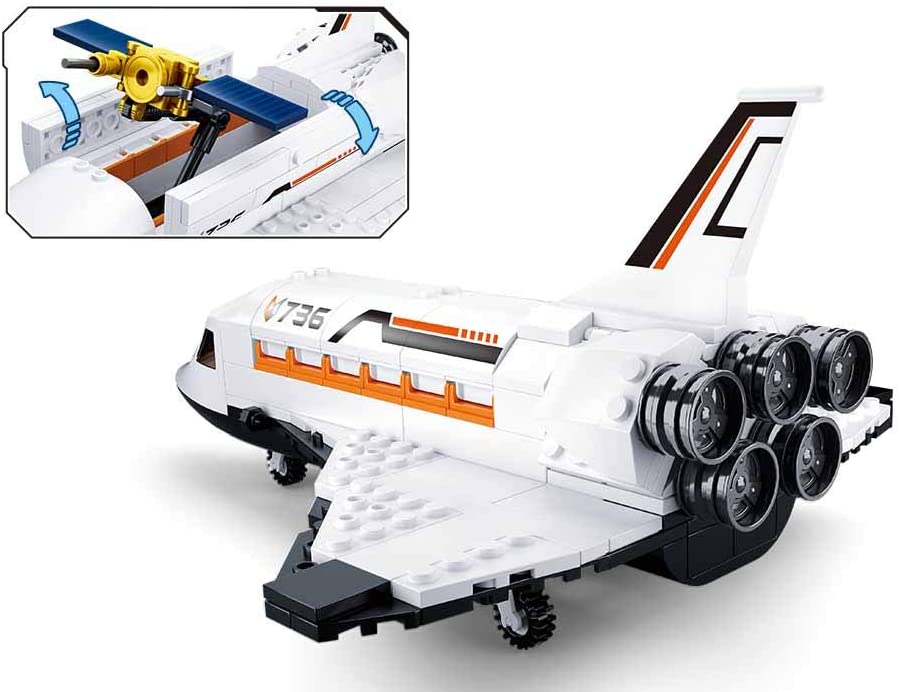 Space Collection Space Shuttle Brick Building Kit B0736 4