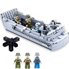 Load image into Gallery viewer, WW2 D-Day LCVP Landing Craft Vehicle Personnel Building Blocks Set 1
