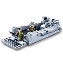 Load image into Gallery viewer, WW2 D-Day LCVP Landing Craft Vehicle Personnel Building Blocks Set 5
