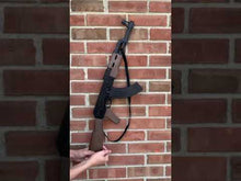 Load and play video in Gallery viewer, GONHER AK-47 Style 8 Shot Toy Cap Gun Rifle - Black Finish 3
